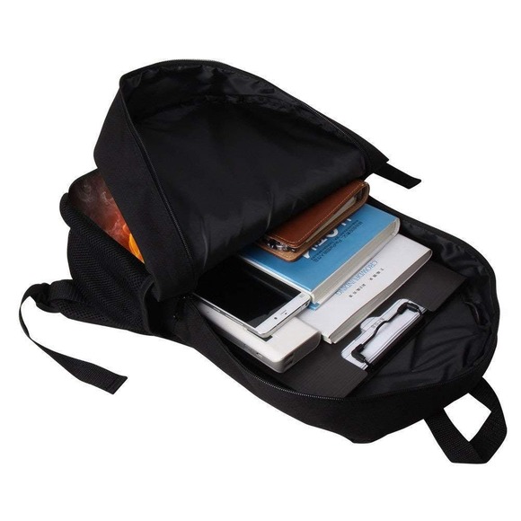 Book Bags for Kids 17 Inch Combustion Pattern School Bags (Baseball) - Picture 3 of 6